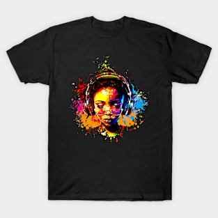 African girl watercolor T-Shirt